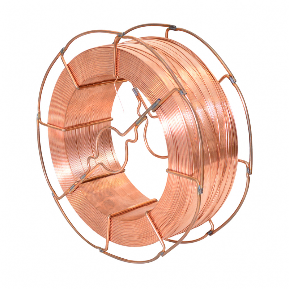 Проволока омеднен. БАРСВЕЛД СВ-08Г2С ф 1,2 мм (кассета 18 кг, К-300), СМС, НАКС